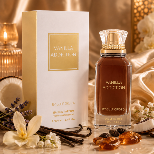 Vanilla Addiction Eau de Parfum 100ml by Gulf Orchid