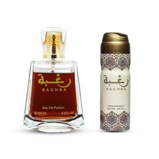 RAGHBA-Lattafa-100 ml Perfume + 50 ml body spray-Parfum d&#39;orient